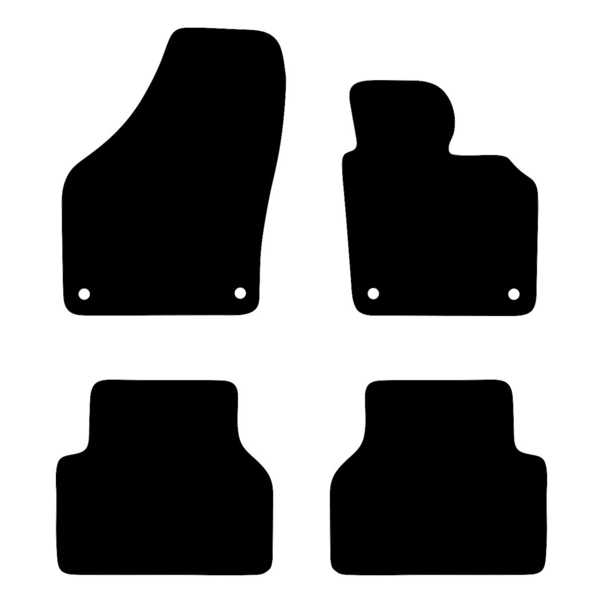 LUXURY CARPET CAR MATS FOR VOLKSWAGEN TIGUAN 2008-2016, , scaau_hi-res