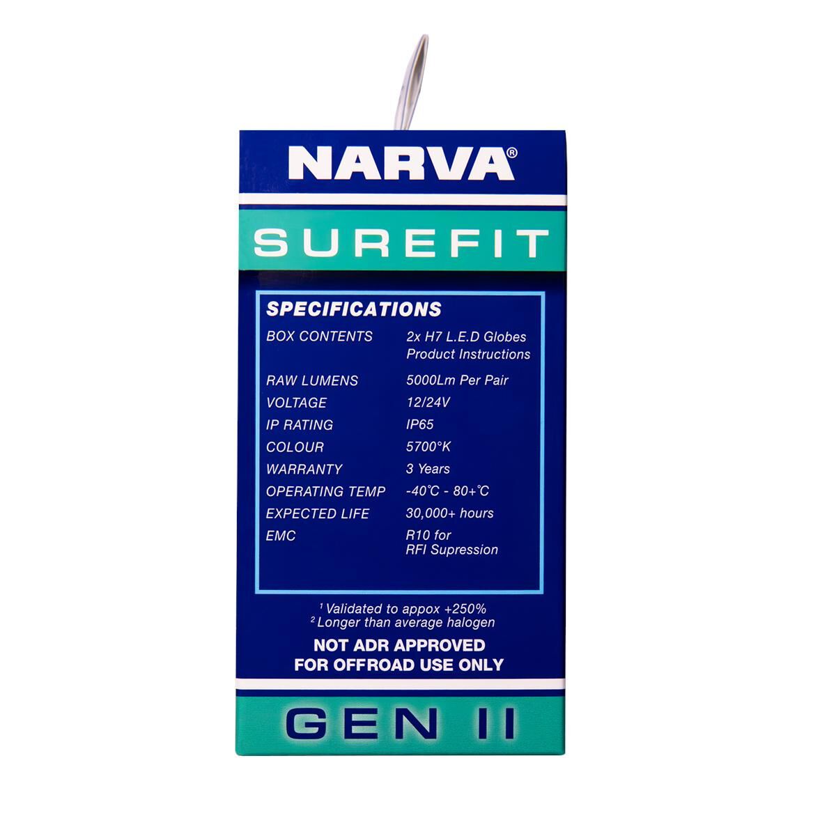 NARVA H4 SUREFIT LED GLOBES GEN II, , scaau_hi-res
