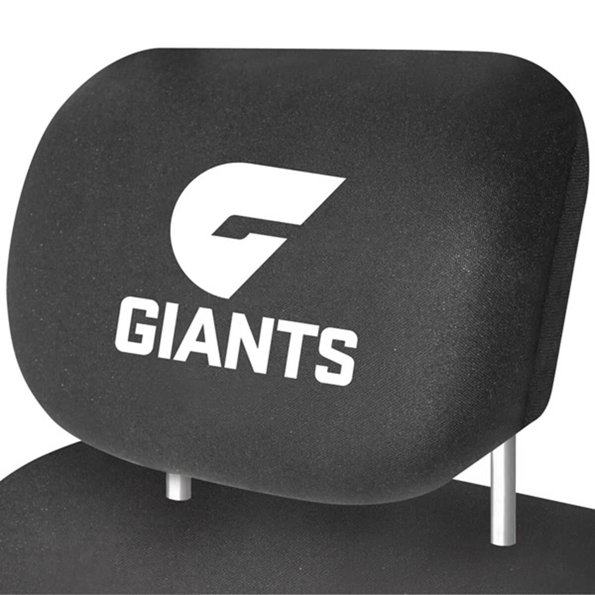 AFL CAR HEAD REST COVER - PAIR GREATER WESTERN SYDNEY, , scaau_hi-res