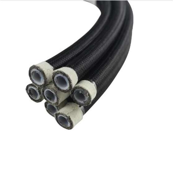 200 SERIES AN4 PTFE NYLON BRAIDED HOSE - BLACK, , scaau_hi-res