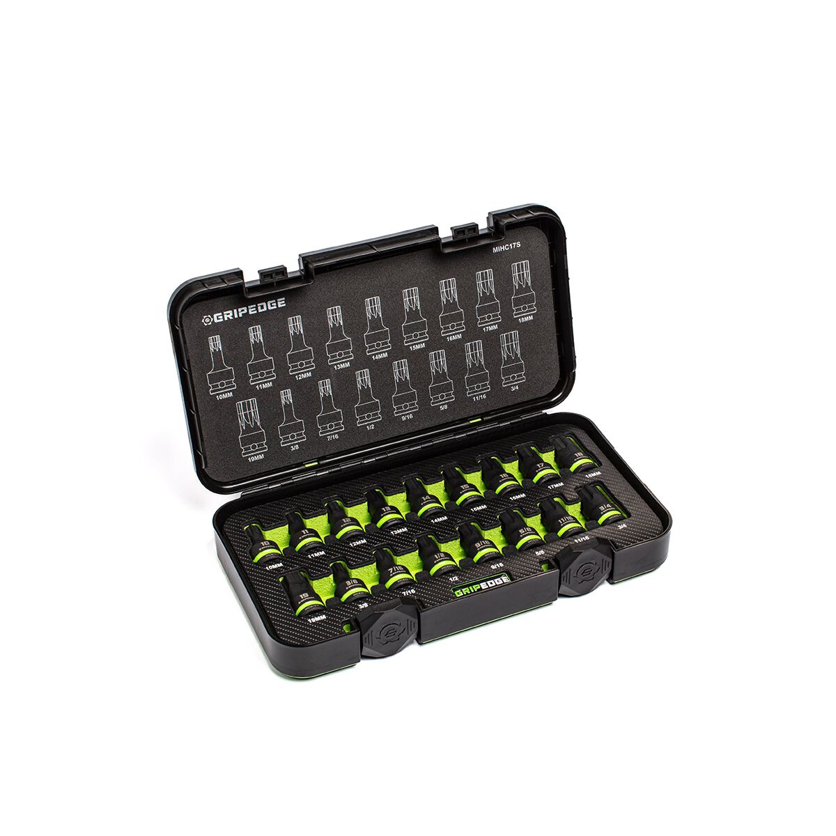 GRIPEDGE 1/2DR MAST IMPCT HEX DR SET17PC, , scaau_hi-res