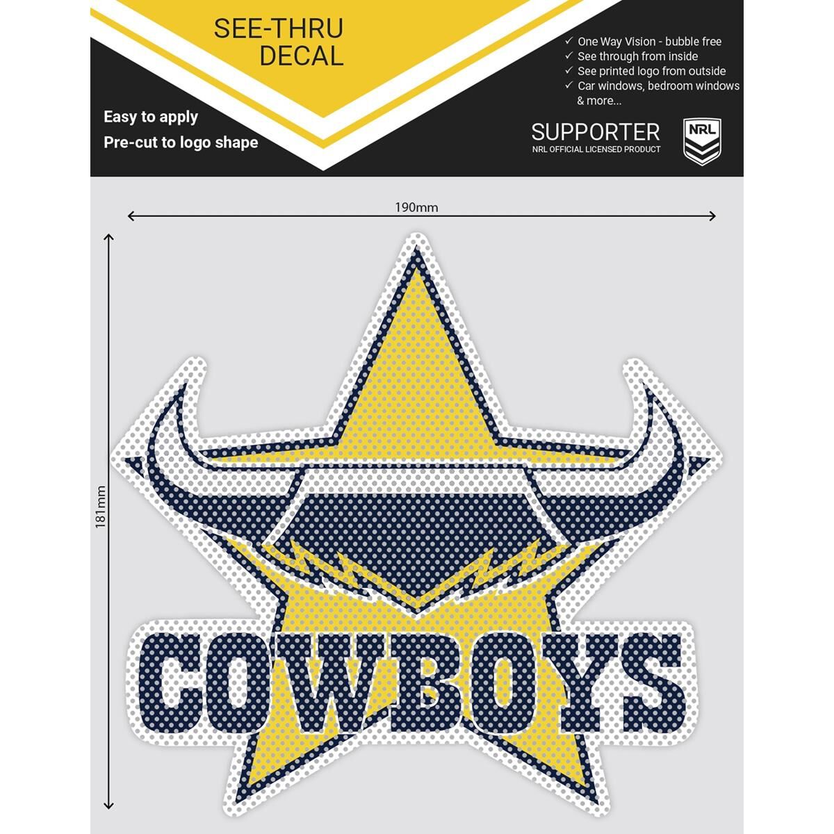 COWBOYS ITAG SEE-THRU DECAL, , scaau_hi-res