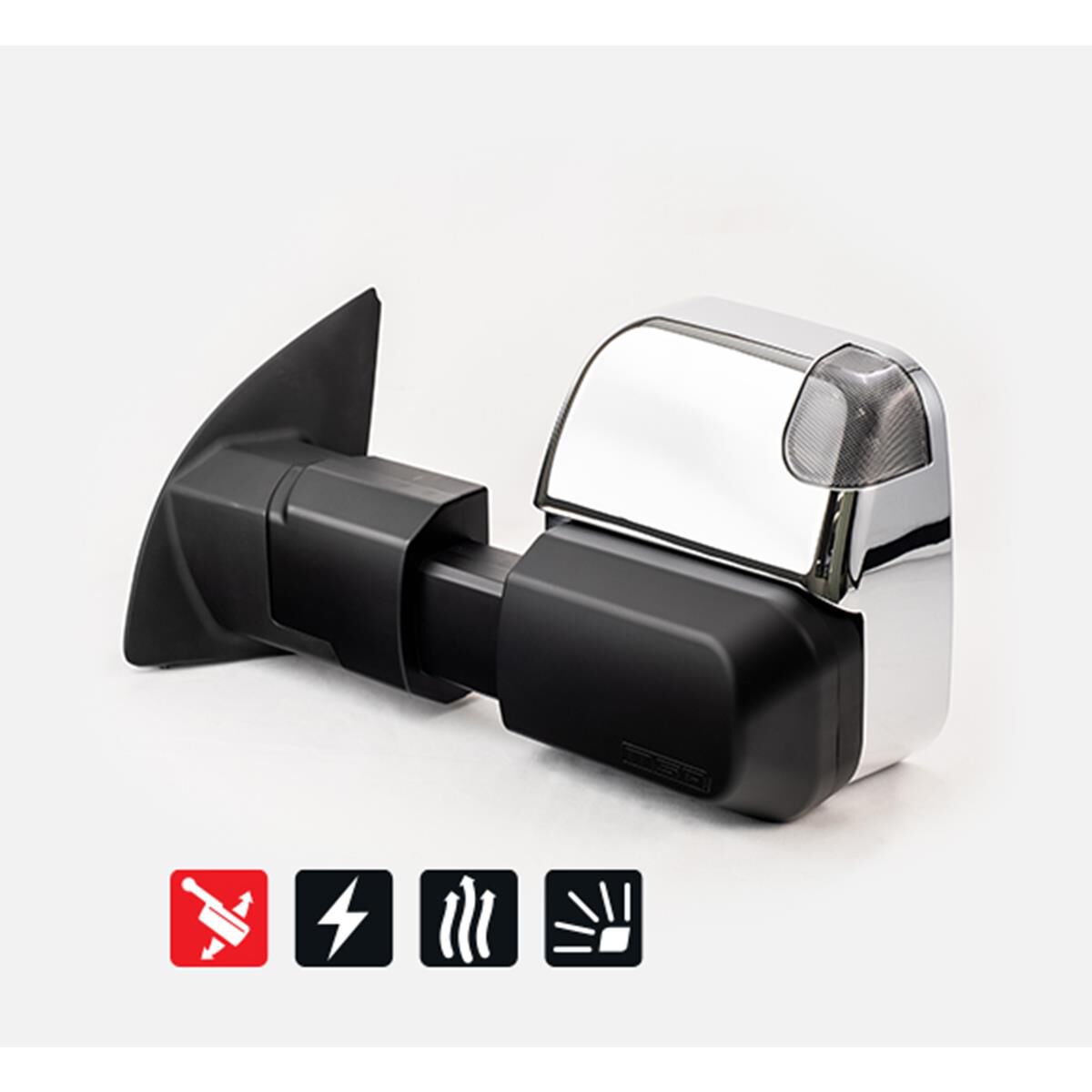 FORD RANGER, 2012-05/2022. CHROME, ELECTRIC, HEATED, INDICATORS, POWERFOLD, , scaau_hi-res