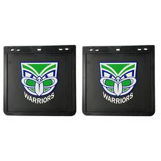 280MM DROP X 300MM WIDTH BLACK MONO MUDFLAP  - WARRIORS, , scaau_hi-res