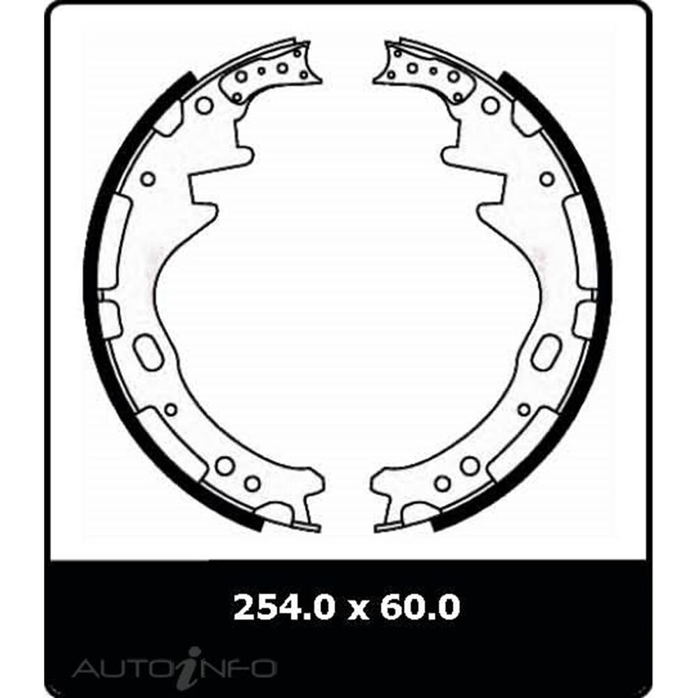 Protex Brake Shoes N1652 Supercheap Auto