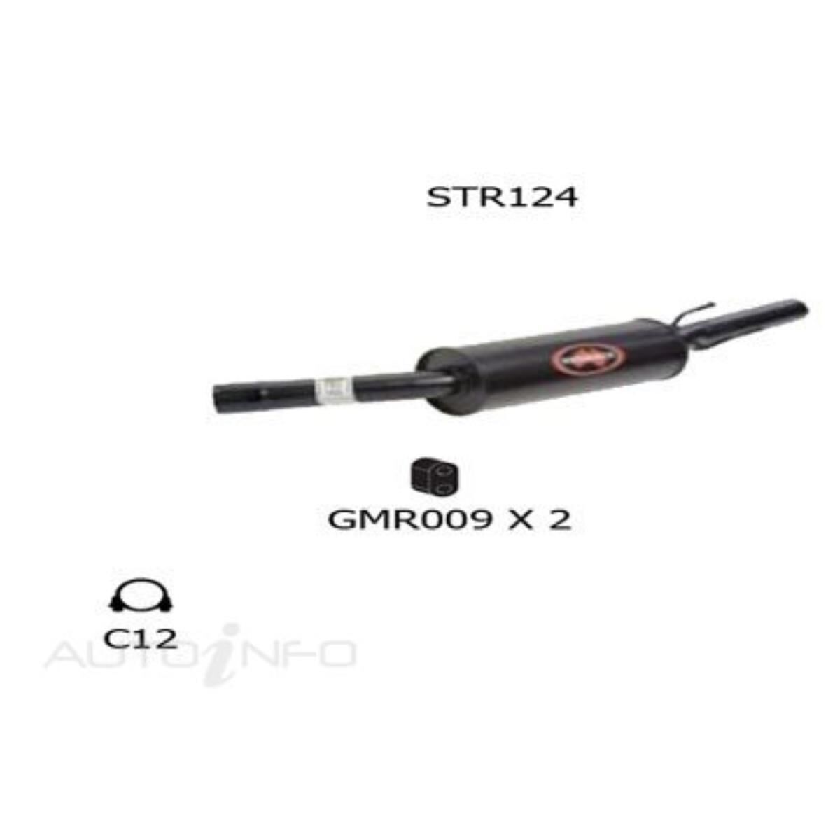 VT V6-V8 SEDAN/WAGON 2 1/2' REAR MUFFLER (SINGLE OUTLET), , scaau_hi-res