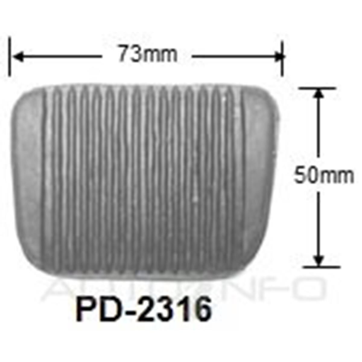 29813 TOYOTA PEDAL PAD - MTM, , scaau_hi-res