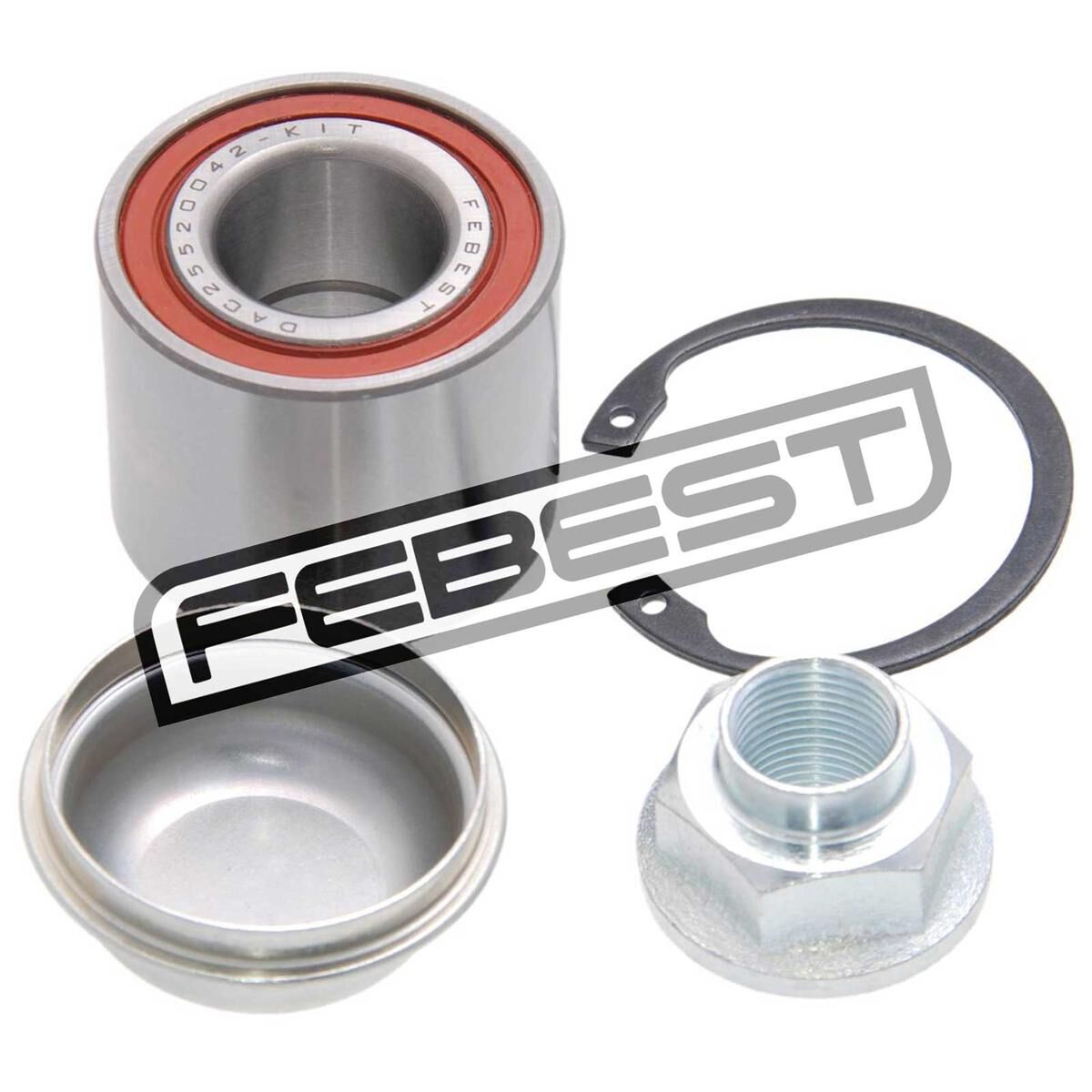 FEBEST Rear Wheel Bearing Repair Kit 25X52X42 - DAC25520042-KIT ...