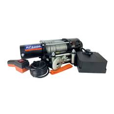 Sunrise Electric Winch 5000lbs (2268kg) 12V 136:1 Gear Ratio 12m Cable, , scaau_hi-res