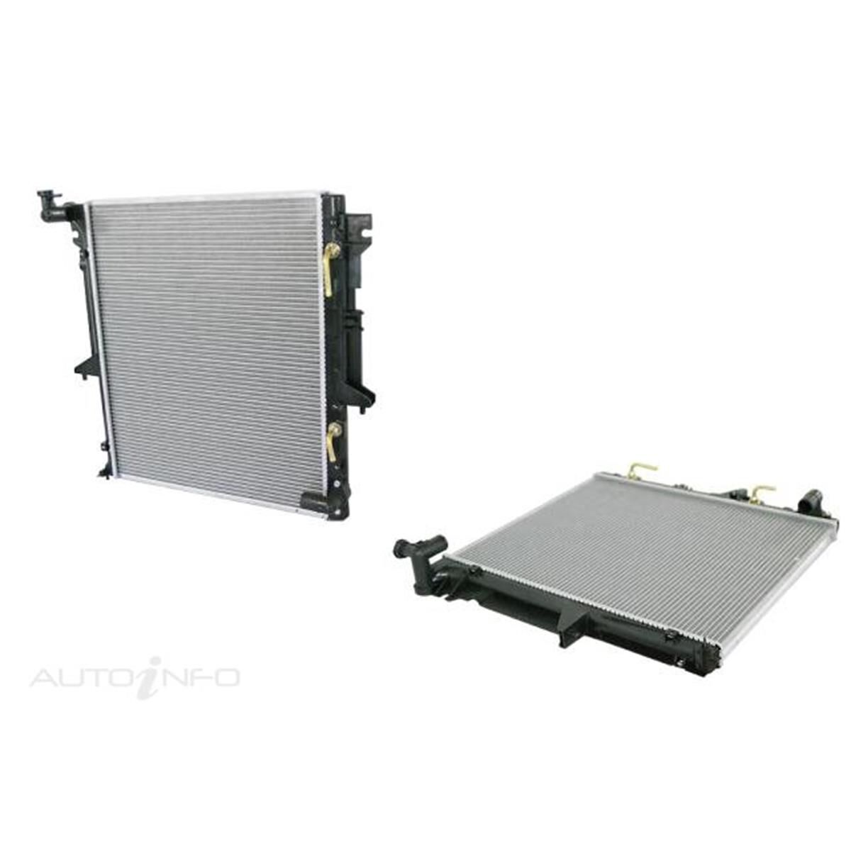 MITSUBISHI TRITON  ML/MN  07/2006 ~ 12/2014  RADIATOR  2.4L PETROL / 2.5L TURBO DIESEL AUTOMATIC  CORE SIZE: 525MM X 640MM X 26MM (MEASURE TANK TO TANK FIRST, HEIGHT AND THEN THICKNESS), , scaau_hi-res
