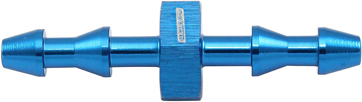 3MM PUSH LOCK BARB JOINER BLUE 1/8" MALE TO MALE BARB, , scaau_hi-res
