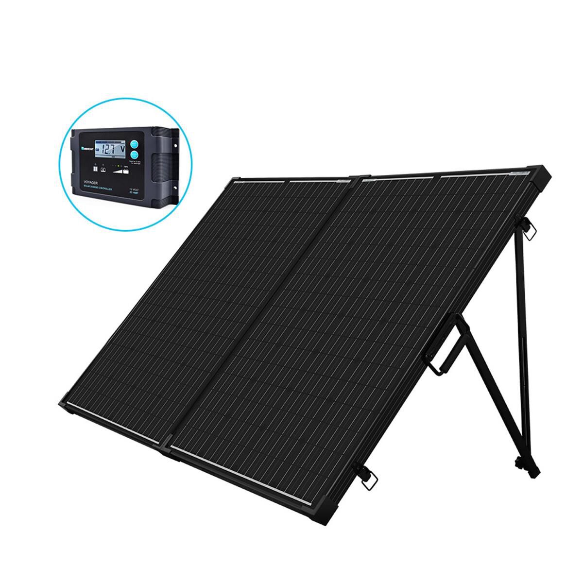 200 WATT 12 VOLT MONOCRYSTALLINE FOLDABLE SOLAR SUITCASE, , scaau_hi-res