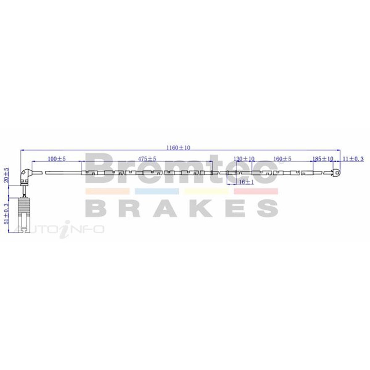 EUROLINE BRAKE WEAR SENSOR, , scaau_hi-res