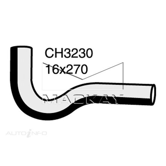 Heater Hose  - TOYOTA LANDCRUISER FJ62R - 4.0L I6  PETROL - Manual & Auto, , scaau_hi-res