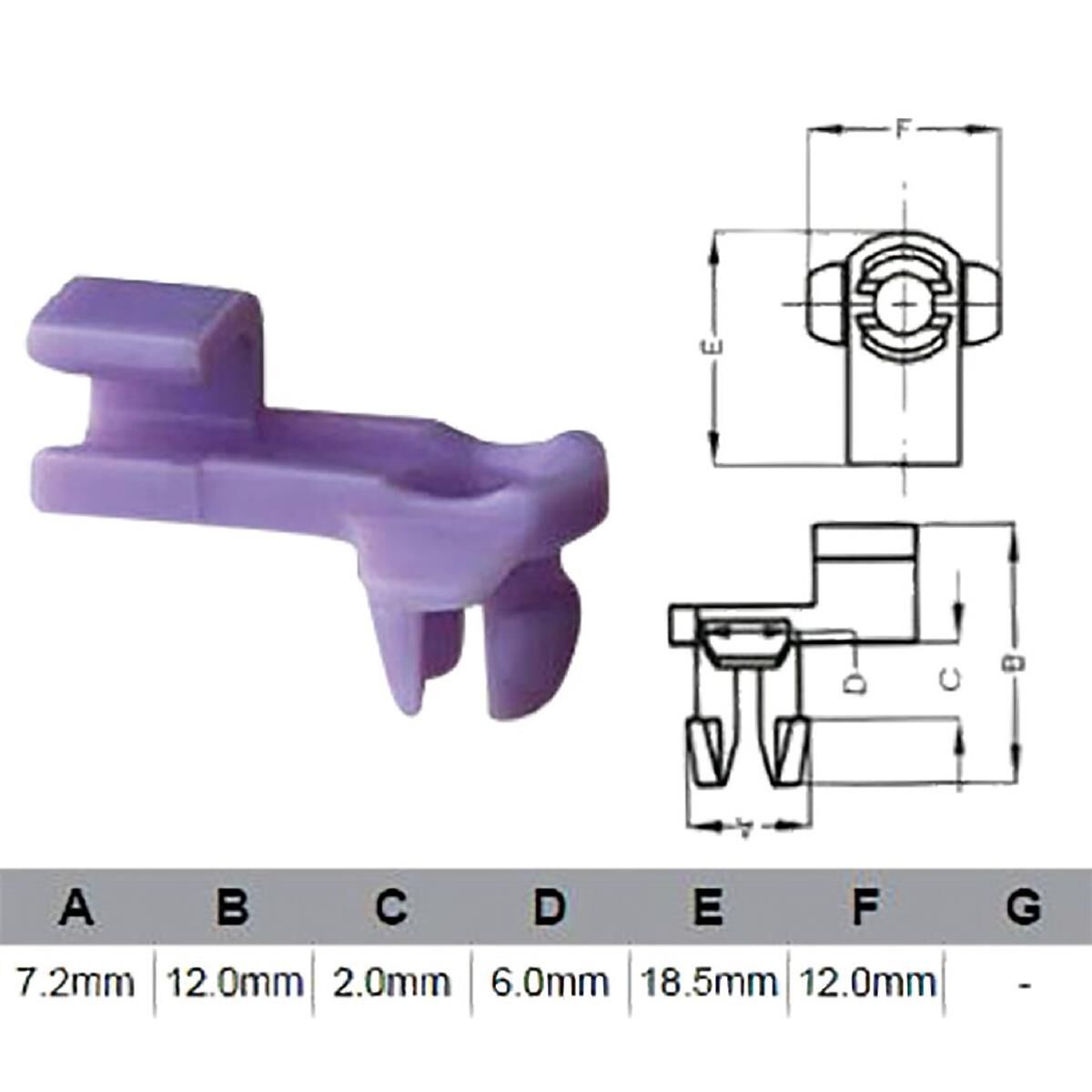 PKT 10 DOOR LOCK CLIP, , scaau_hi-res