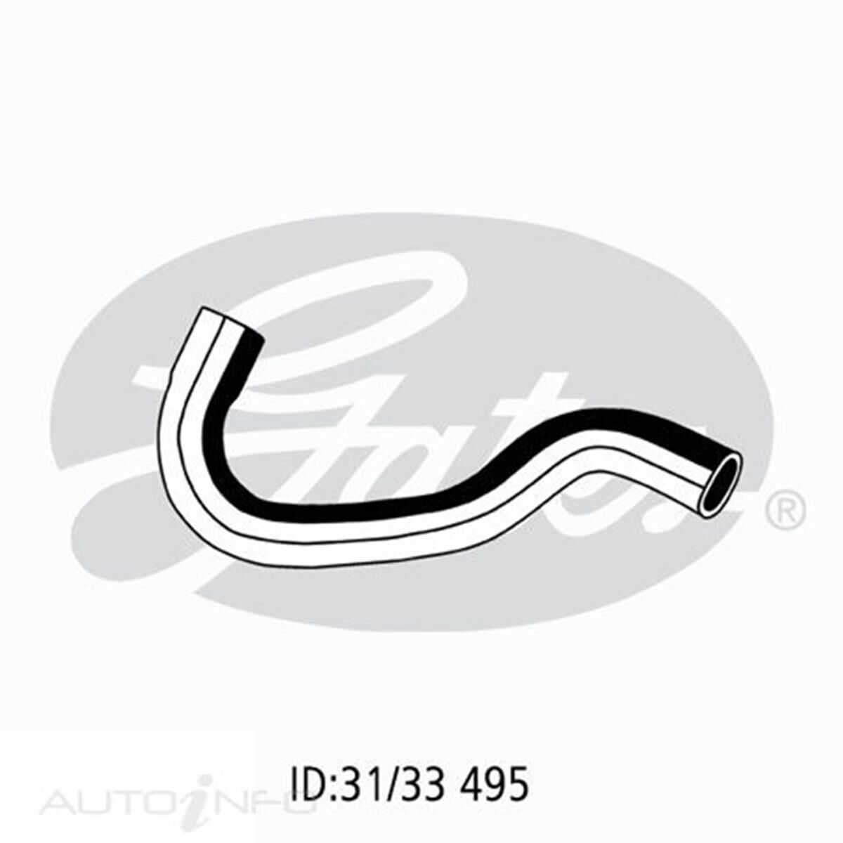 05-1984 GATES RADIATOR HOSE, , scaau_hi-res