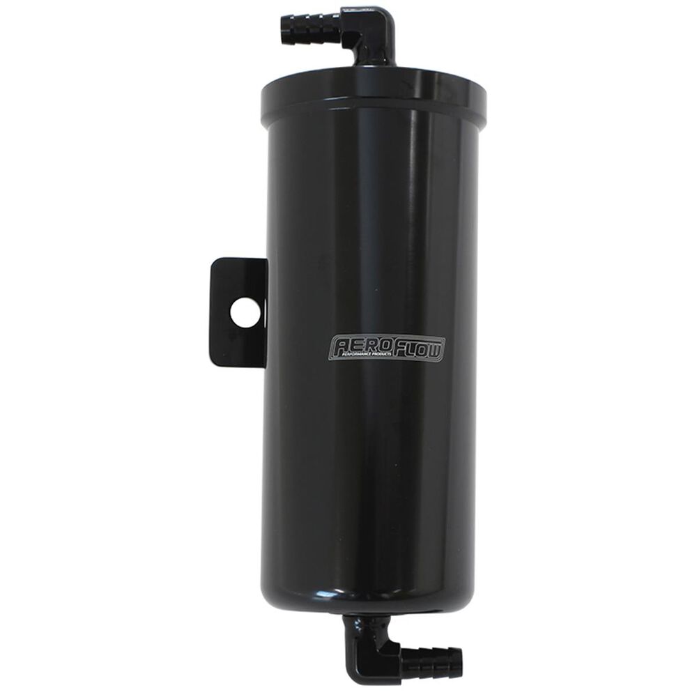 Aeroflow Universal Overflow Tank Black Finsh Compact Design