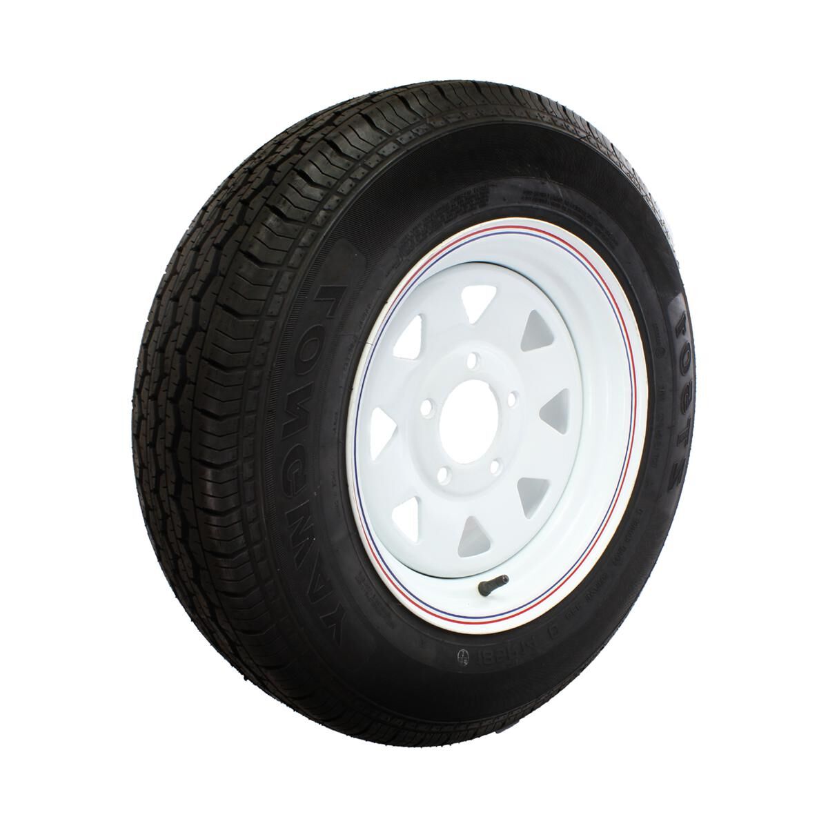 Sunrise Trailer 14" Wheel - Ford, 185R14LT White, , scaau_hi-res
