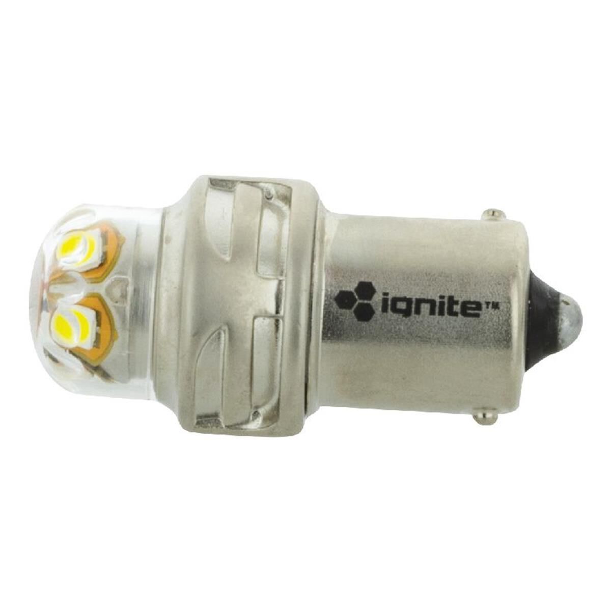 PKT 2 LED SIGNALLING GLOBE12/24v 1156/BA15s BASE WHITE900 LUMENS, , scaau_hi-res