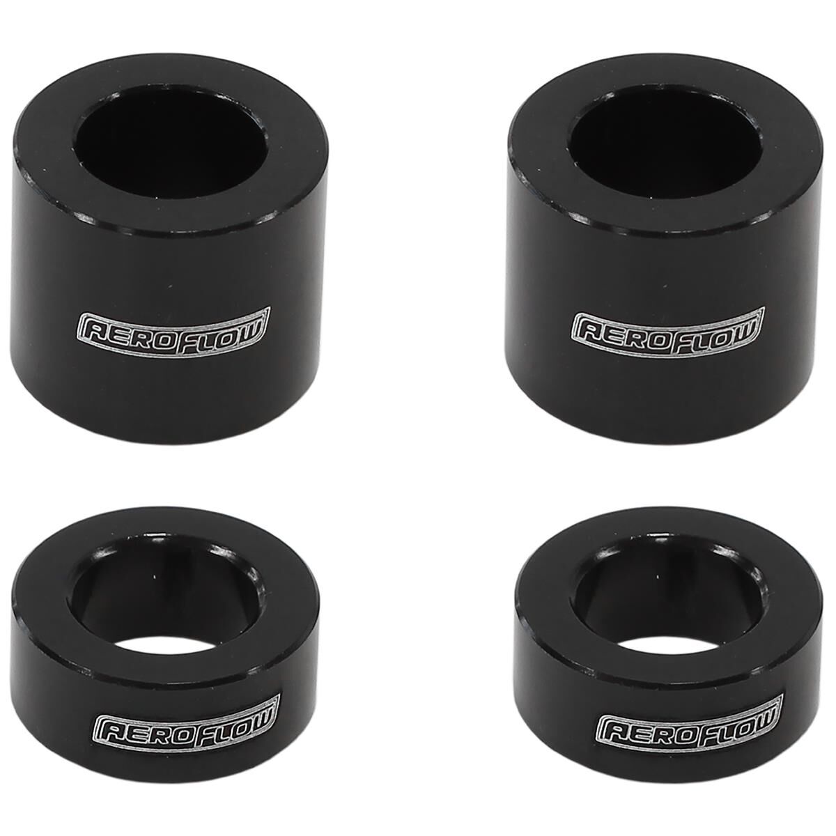 BILLET BOLT SPACERS M8 BLACK 5/16 PACK OF 4, , scaau_hi-res