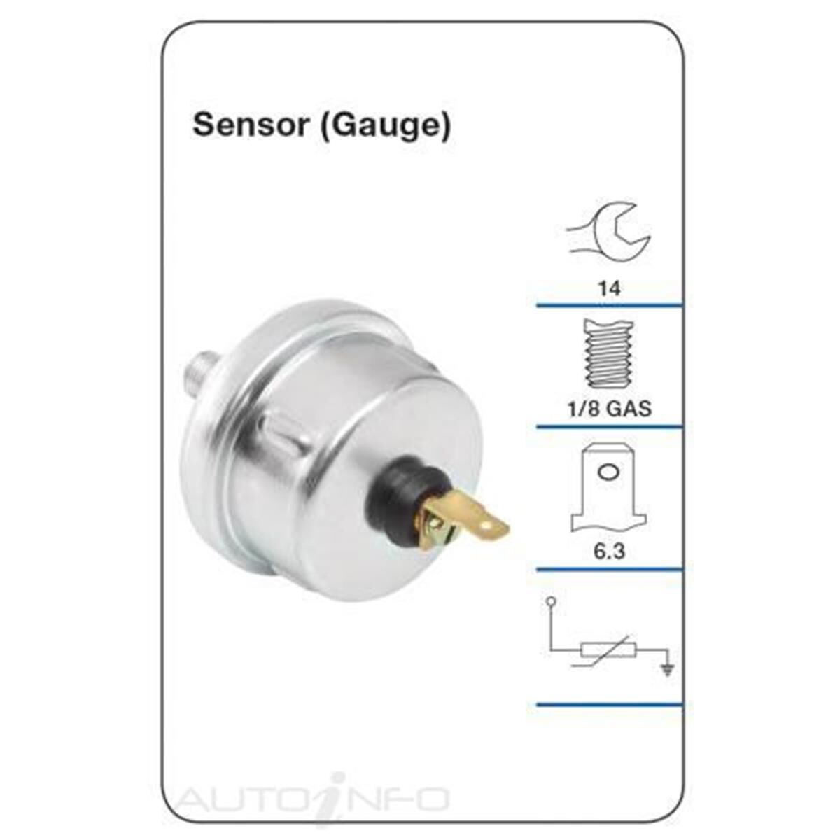 TRIDON OIL PRESSURE SENSOR (GAUGE), , scaau_hi-res