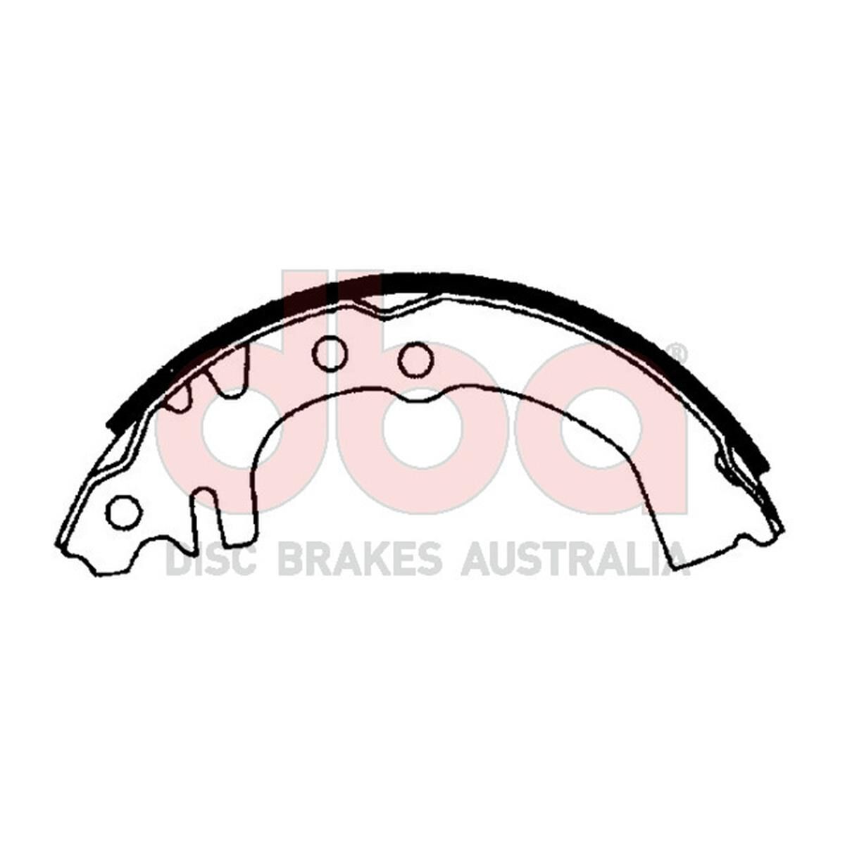 Street Series Brake Shoes [Daihatsu Handivan/Mira 1986-03 165mm], , scaau_hi-res