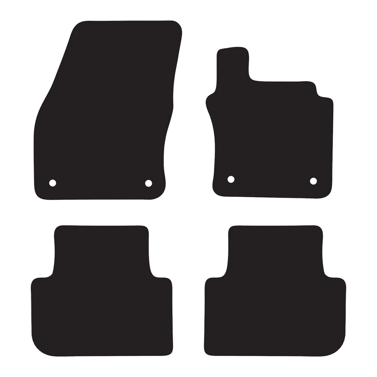 LUXURY CARPET CAR MATS FOR VOLKSWAGEN TIGUAN (2ND GEN 5 SEAT) 2016 ONWARDS, , scaau_hi-res