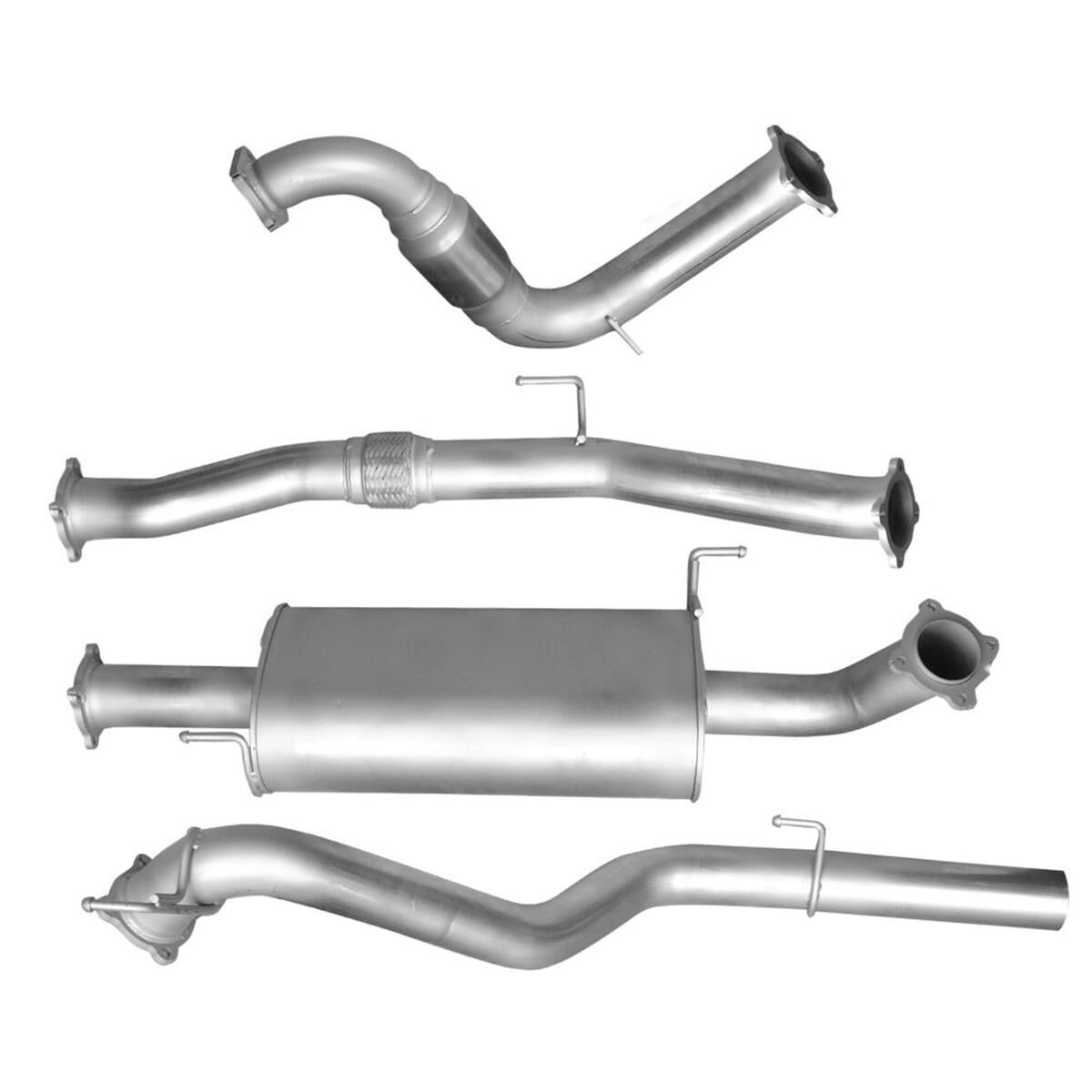 EXHAUST KIT ISUZU MUX 3L RF COLORADO 7 2.8L 2012-11/2016 TD WAGON S/STL 3", , scaau_hi-res