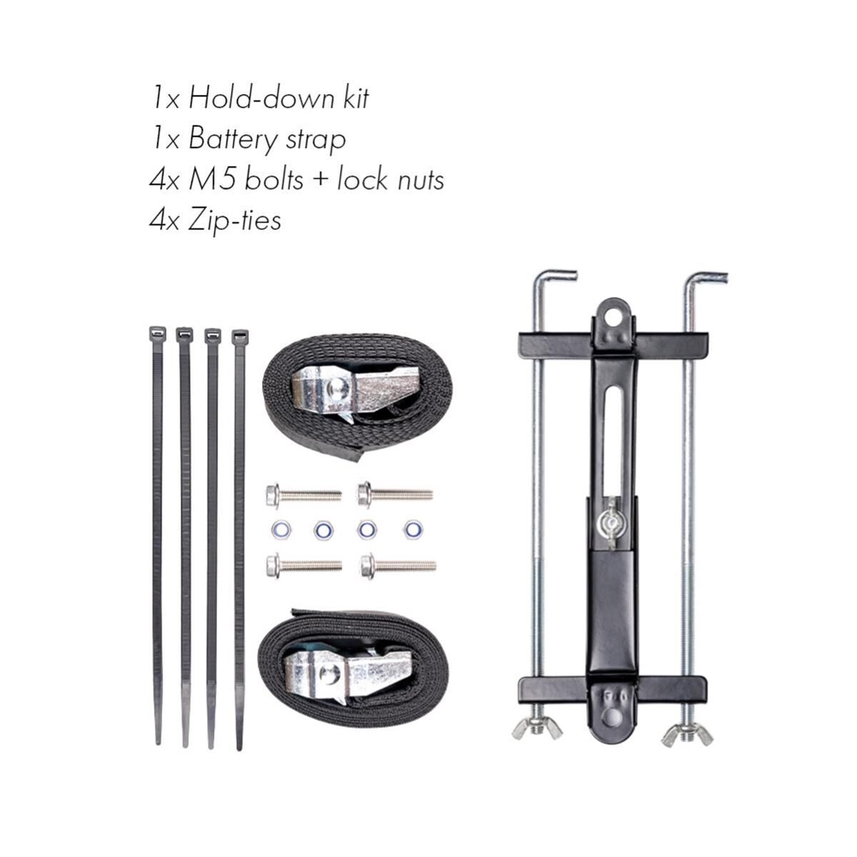BATTERY MOUNTING TRAY FOR HARDKORR BATTERIES - TO SUIT 240AH HK BATTERY (494MM X 191MM), , scaau_hi-res
