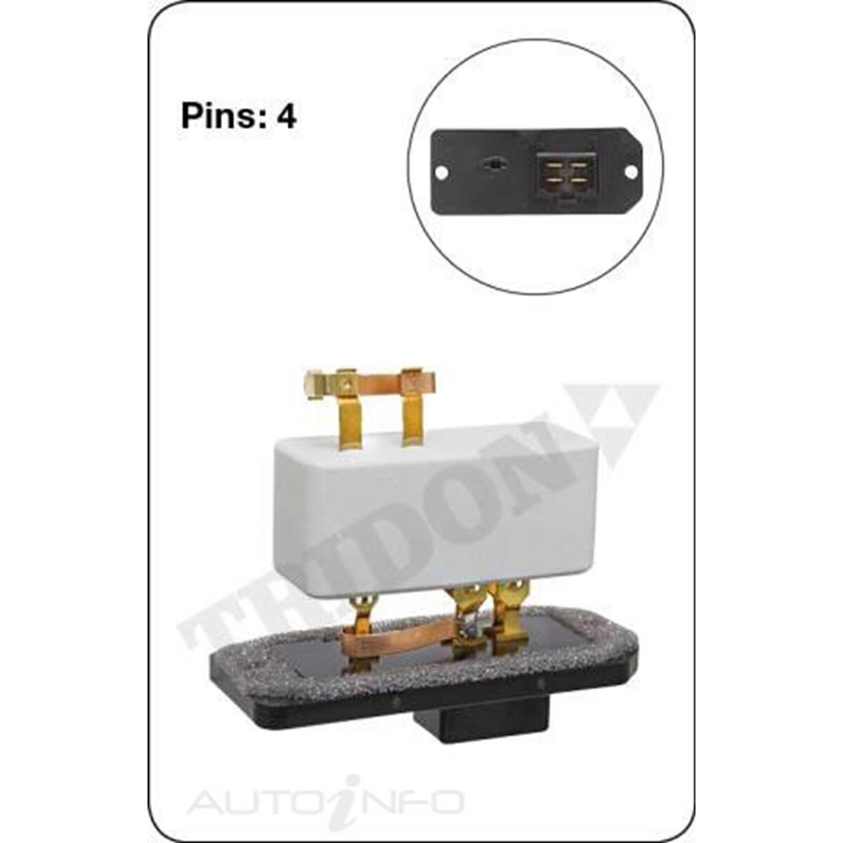 TRIDON HEATER FAN RESISTOR, , scaau_hi-res
