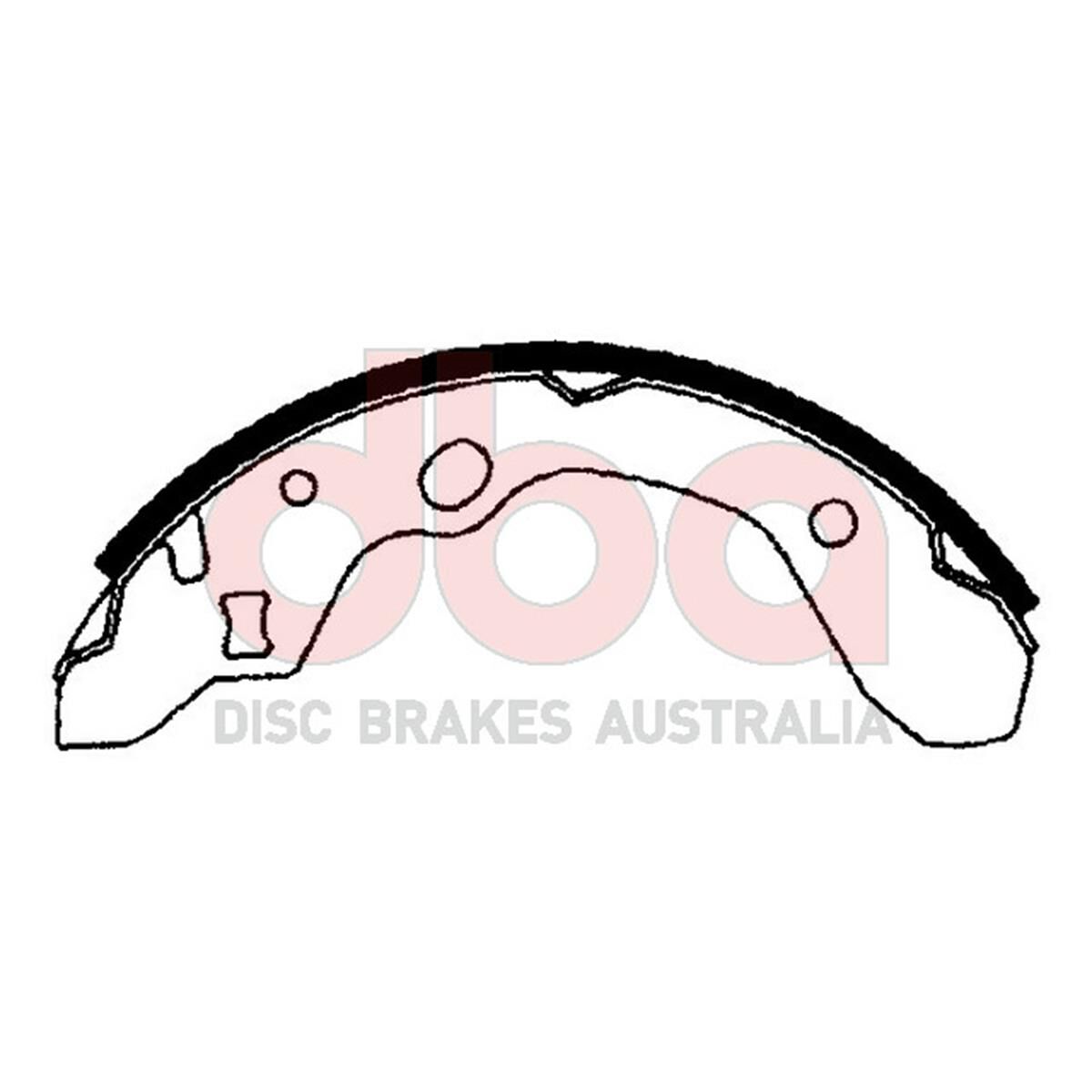 Street Series Brake Shoes [Ford Laser/ Mazda 323 200mm], , scaau_hi-res