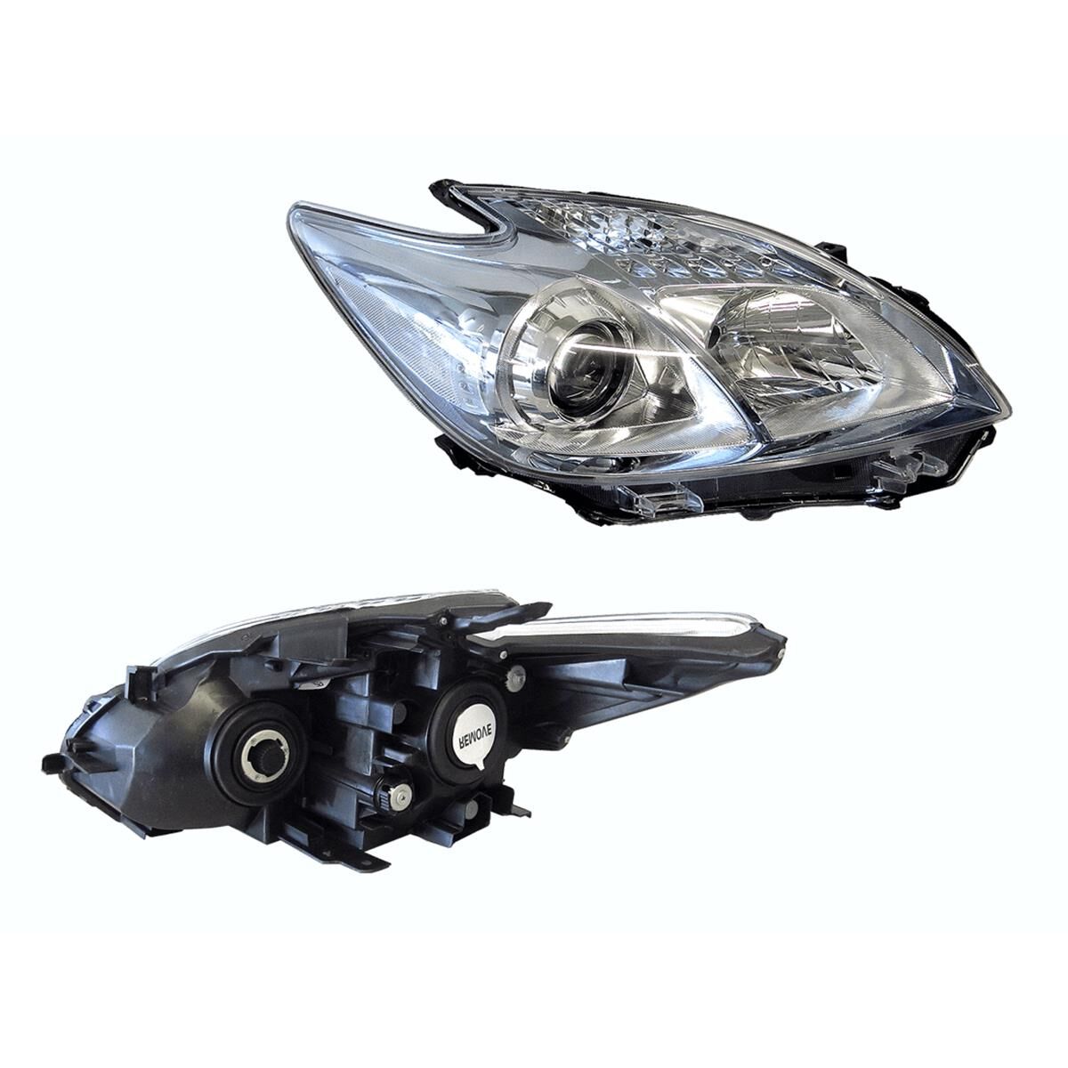TOYOTA PRIUS  ZVW30  04/2009 ~ ONWARDS  HEADLIGHT (H11/HB3 HEADLIGHT GLOBES)  RIGHT HAND SIDE, , scaau_hi-res
