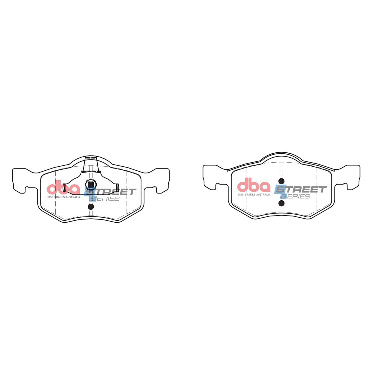 DBA SS STREET SERIES BRAKE PADS [ Ford & Mazda 1997-2014 F ], , scaau_hi-res