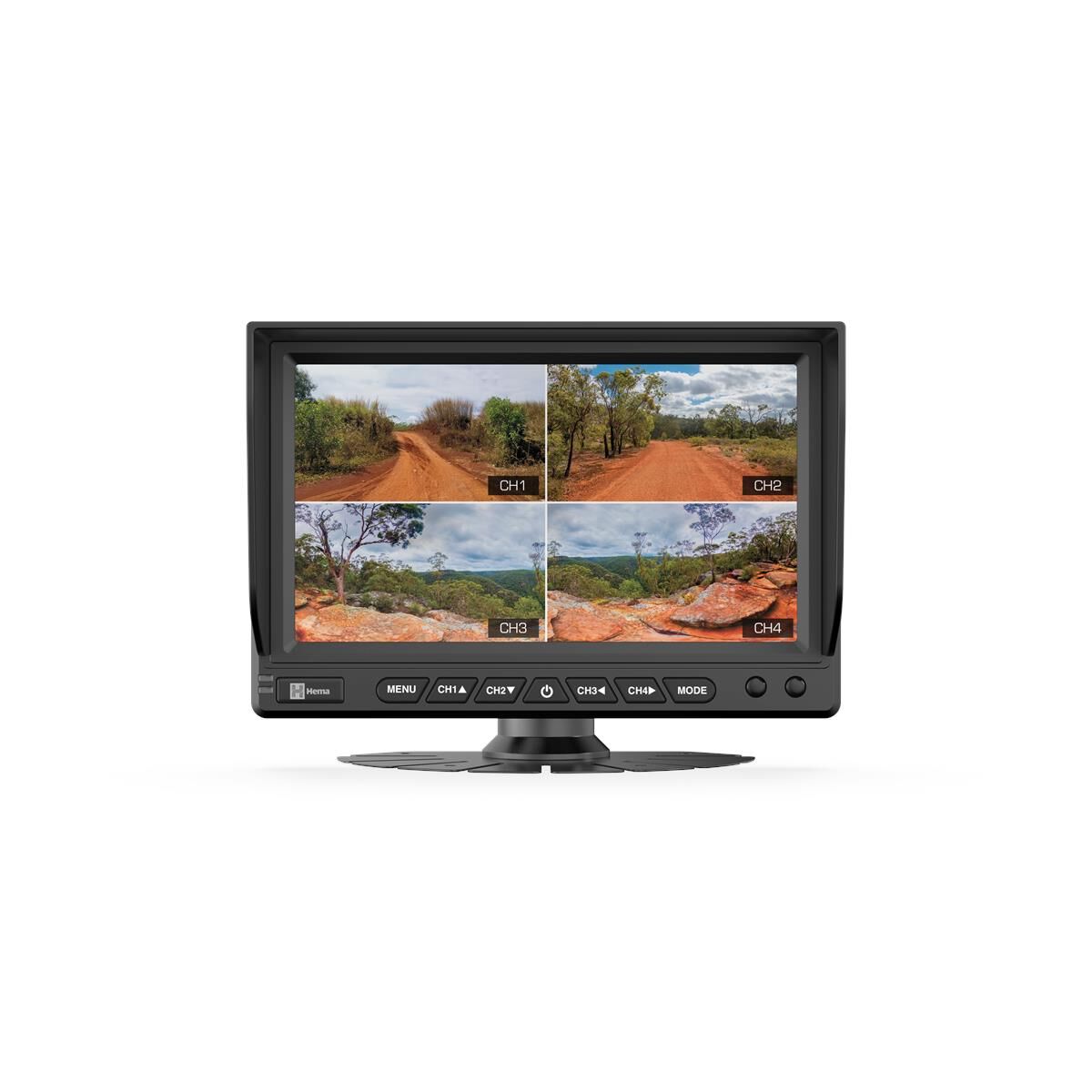 HEMA 7.0" AHD QUAD DISPLAY MONITOR 4 CAMERA INPUT, , scaau_hi-res