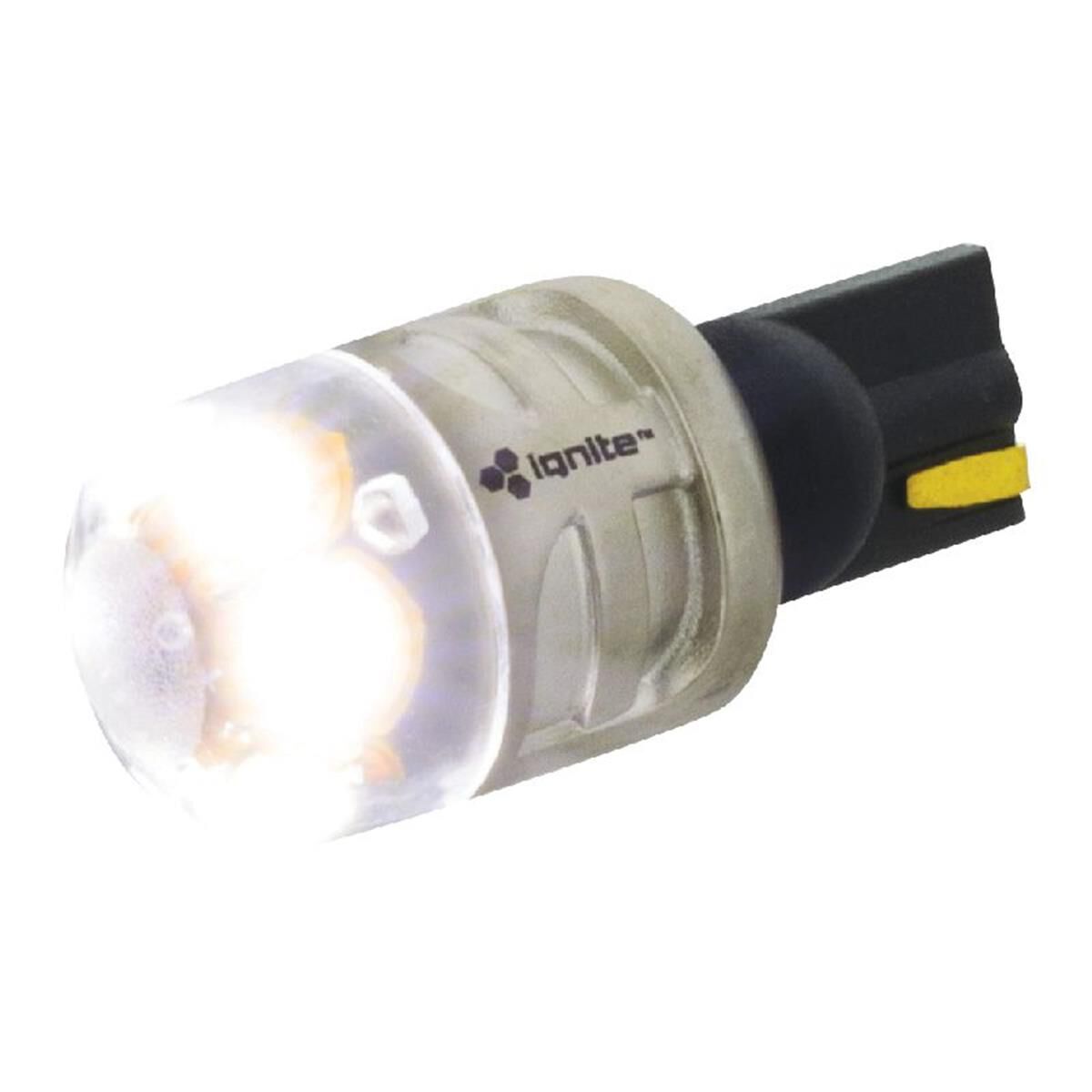 PKT 2 LED SIGNALLING GLOBE12/24v T15 WEDGE BASE WHITE900 LUMENS, , scaau_hi-res