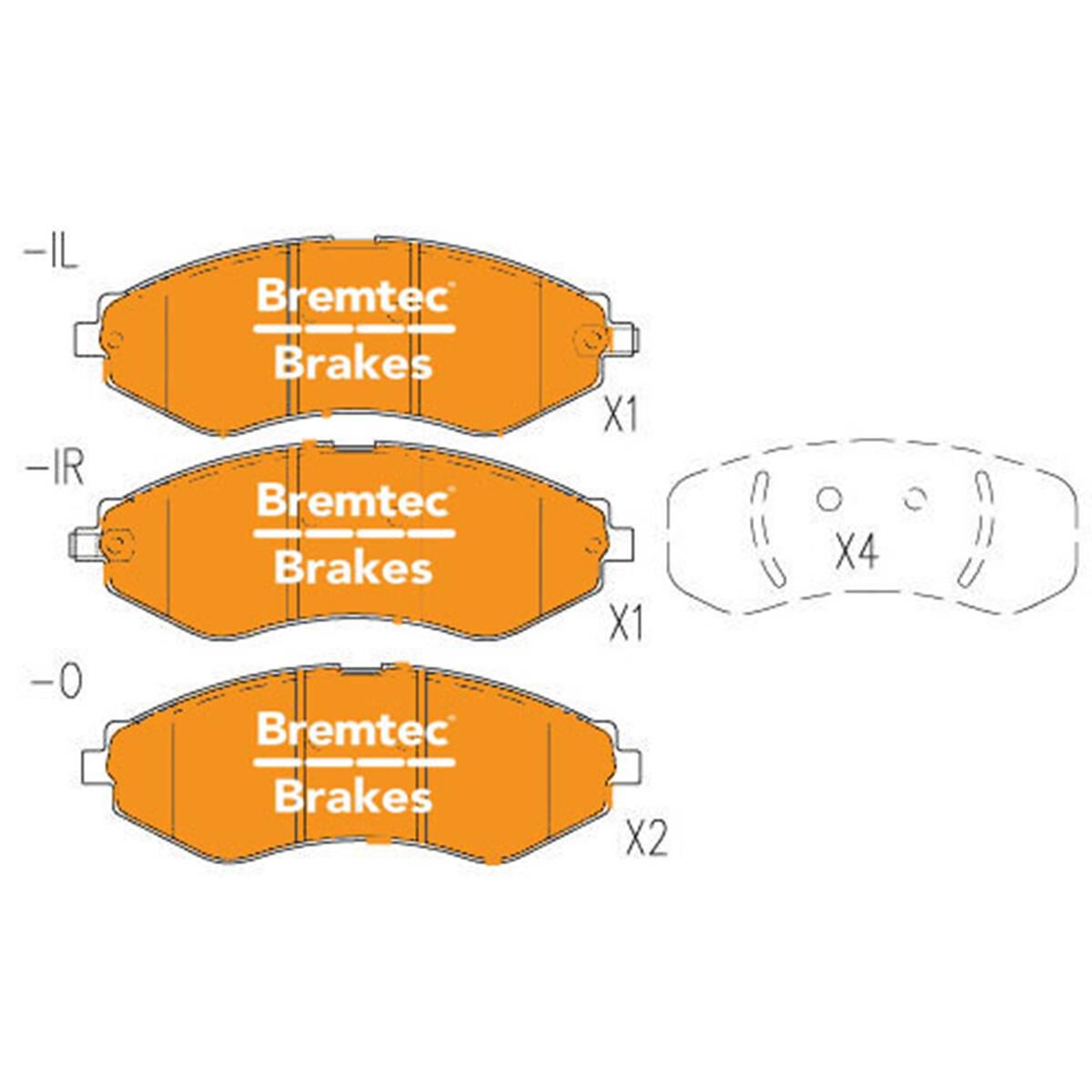 TRADE-LINE BRAKE PADS SET, , scaau_hi-res