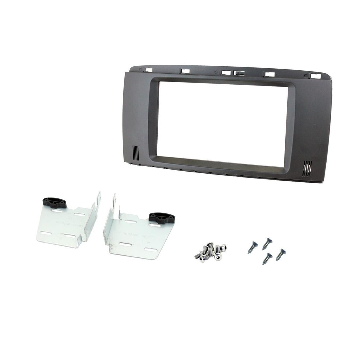 DOUBLE DIN FACIA KIT TO SUIT MERCEDES R-CLASS (BLACK), , scaau_hi-res