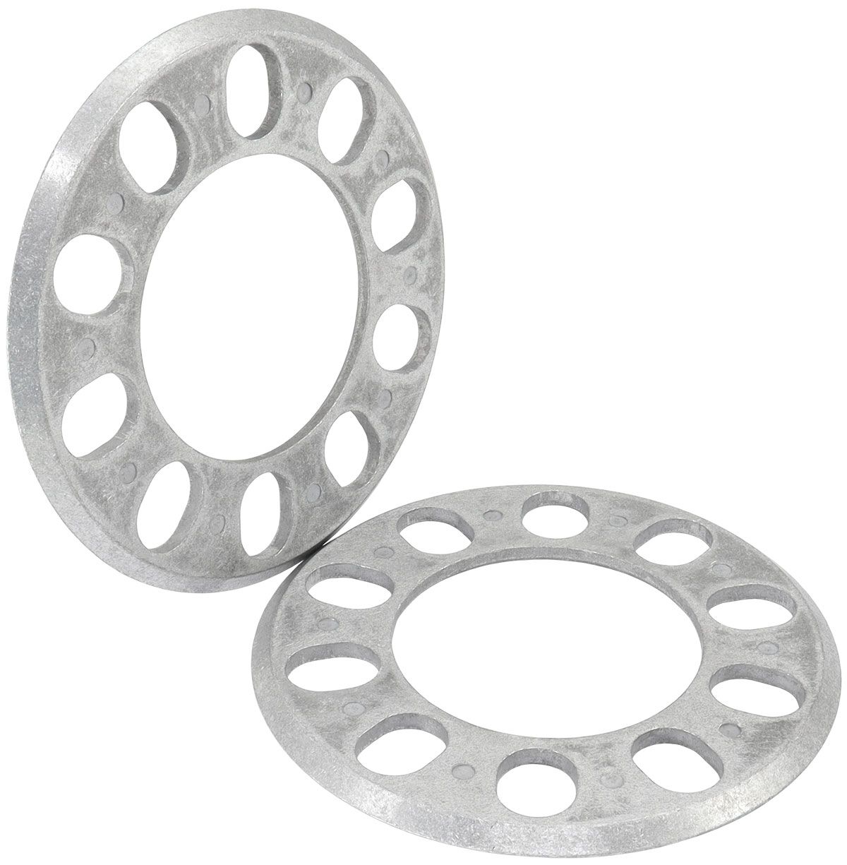 SLIP ON WHEEL SPACERS 5/16" 7.9MM PAIR ALLOY 5X 4.5"-5" BC, , scaau_hi-res