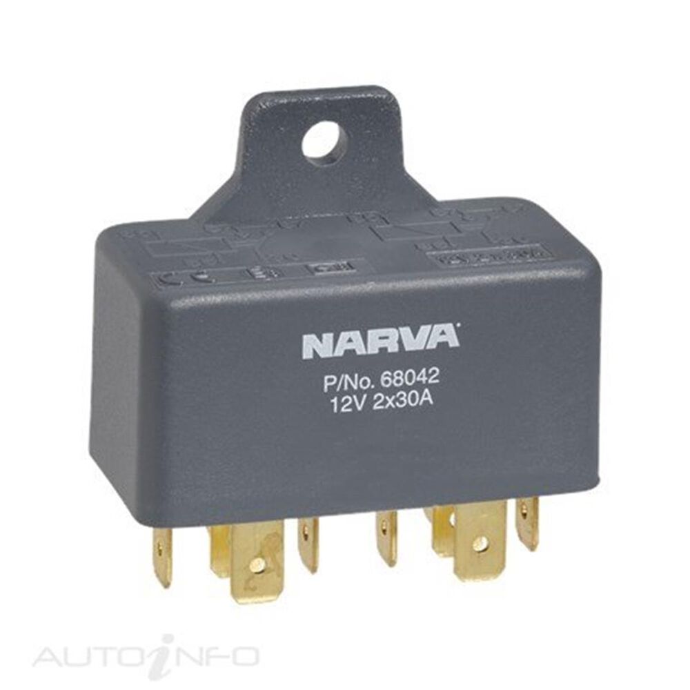 Narva Twin Relay 30A, 12V Supercheap Auto
