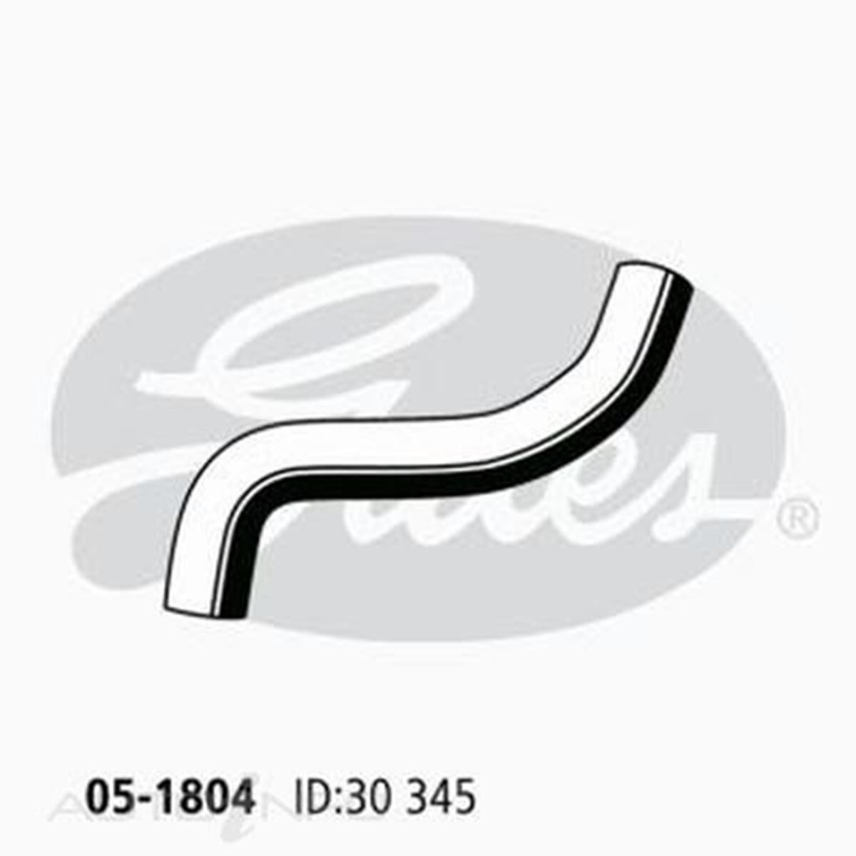05-1804 GATES RADIATOR HOSE, , scaau_hi-res
