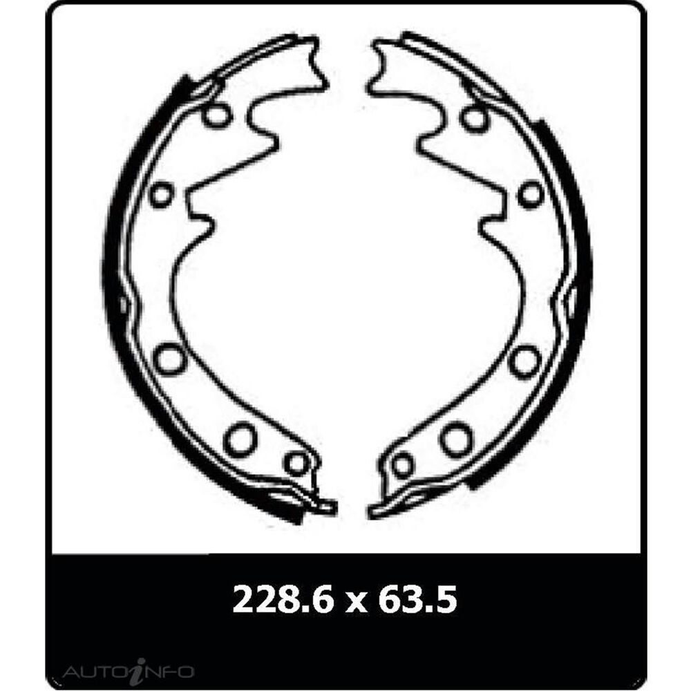 Protex Brake Shoes N1263 Supercheap Auto