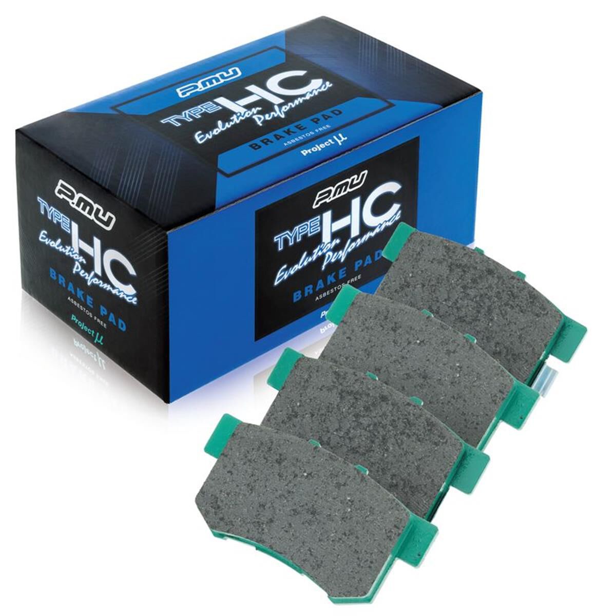 PROJECT MU HC-EP BRAKE PAD SETINTEGRA DC5 R BREMBO, HONDAINTEGRA DC5 R STANDARD REAR, , scaau_hi-res