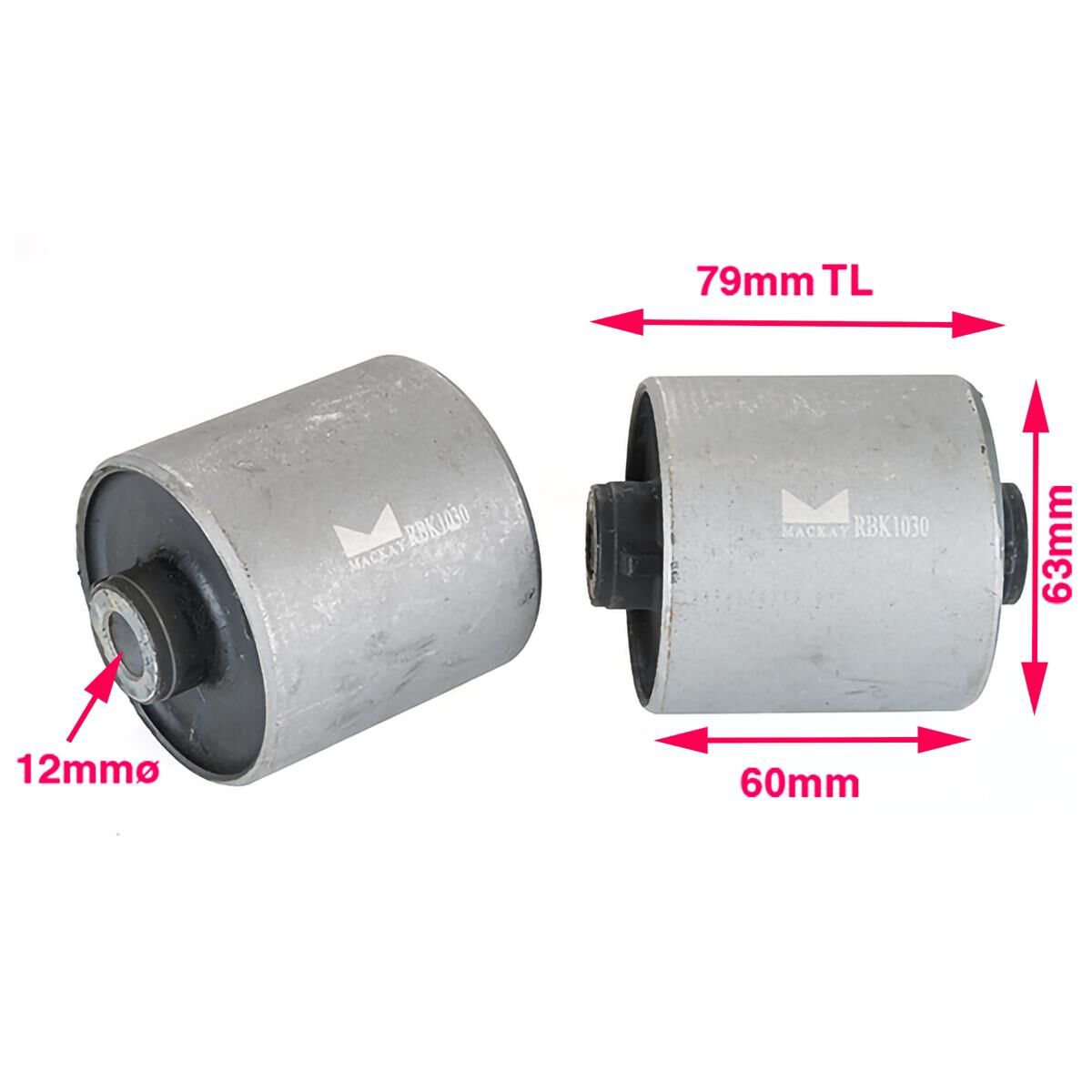 Control arm bush Kit front Outer Lower MAZDA MAZDA6 GG 0, , scaau_hi-res