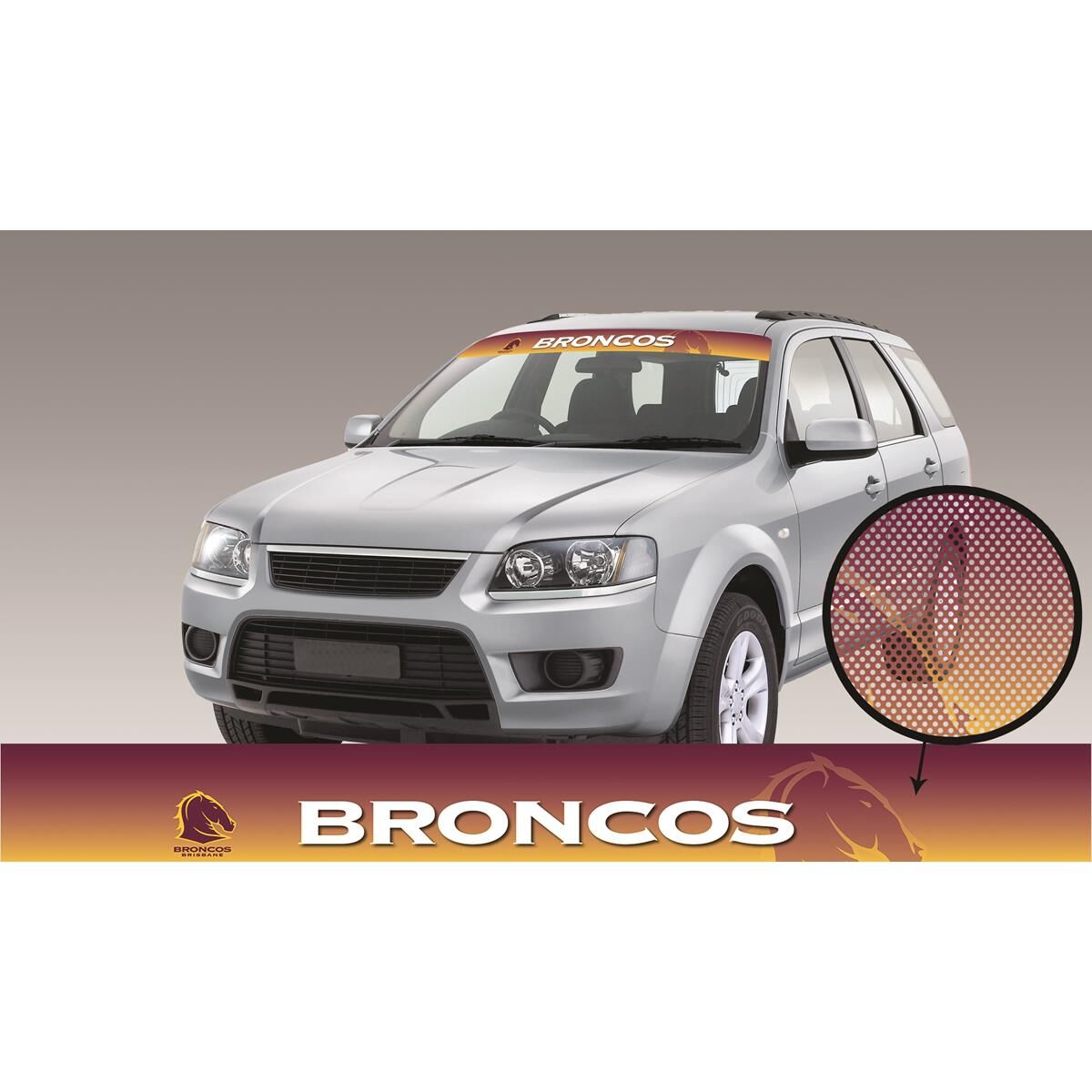 BRONCOS  ITAG SEE-THRU SUN VISOR - RADIANT DESIGN, , scaau_hi-res