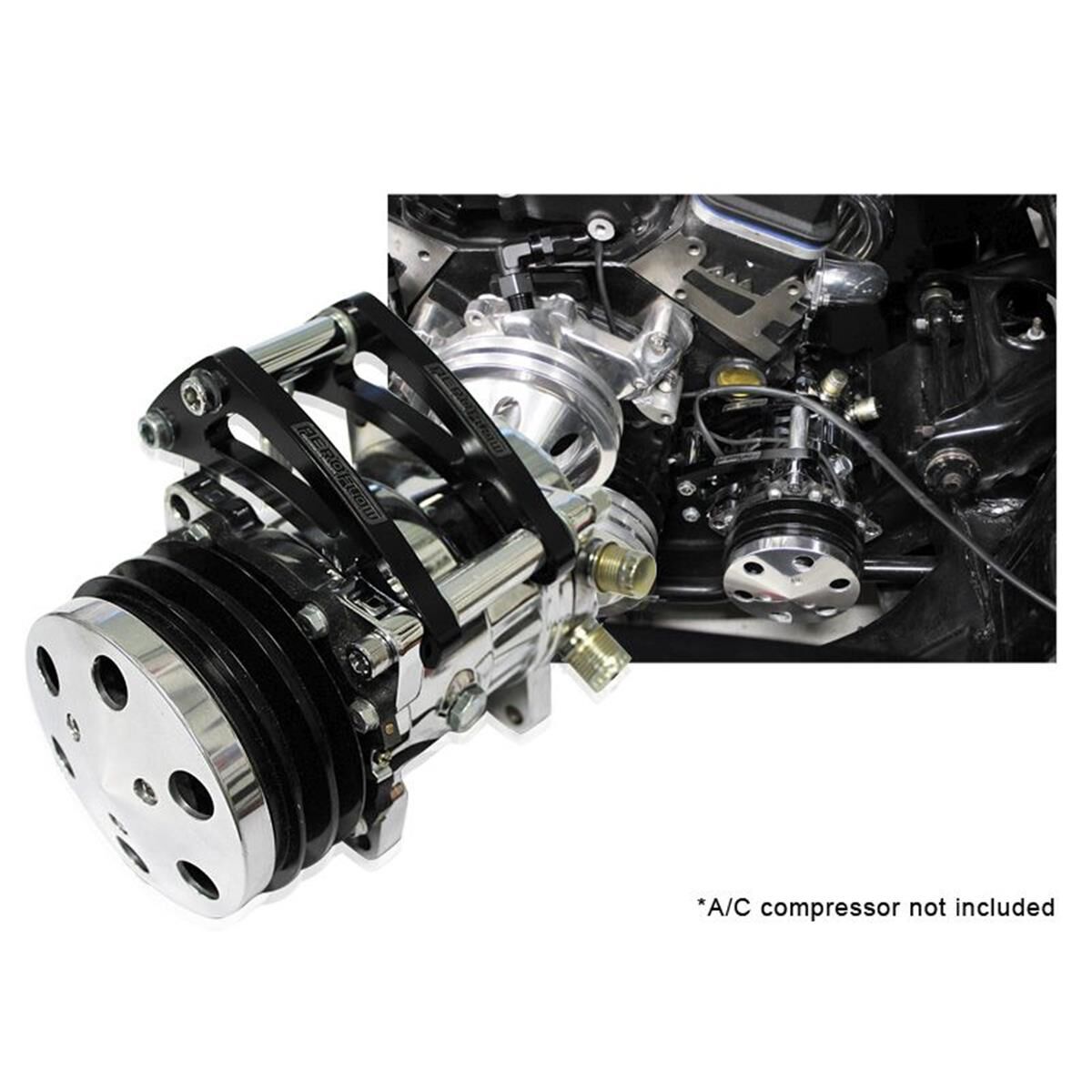 BILLET LOW MOUNT A/C BRACK S/B, , scaau_hi-res