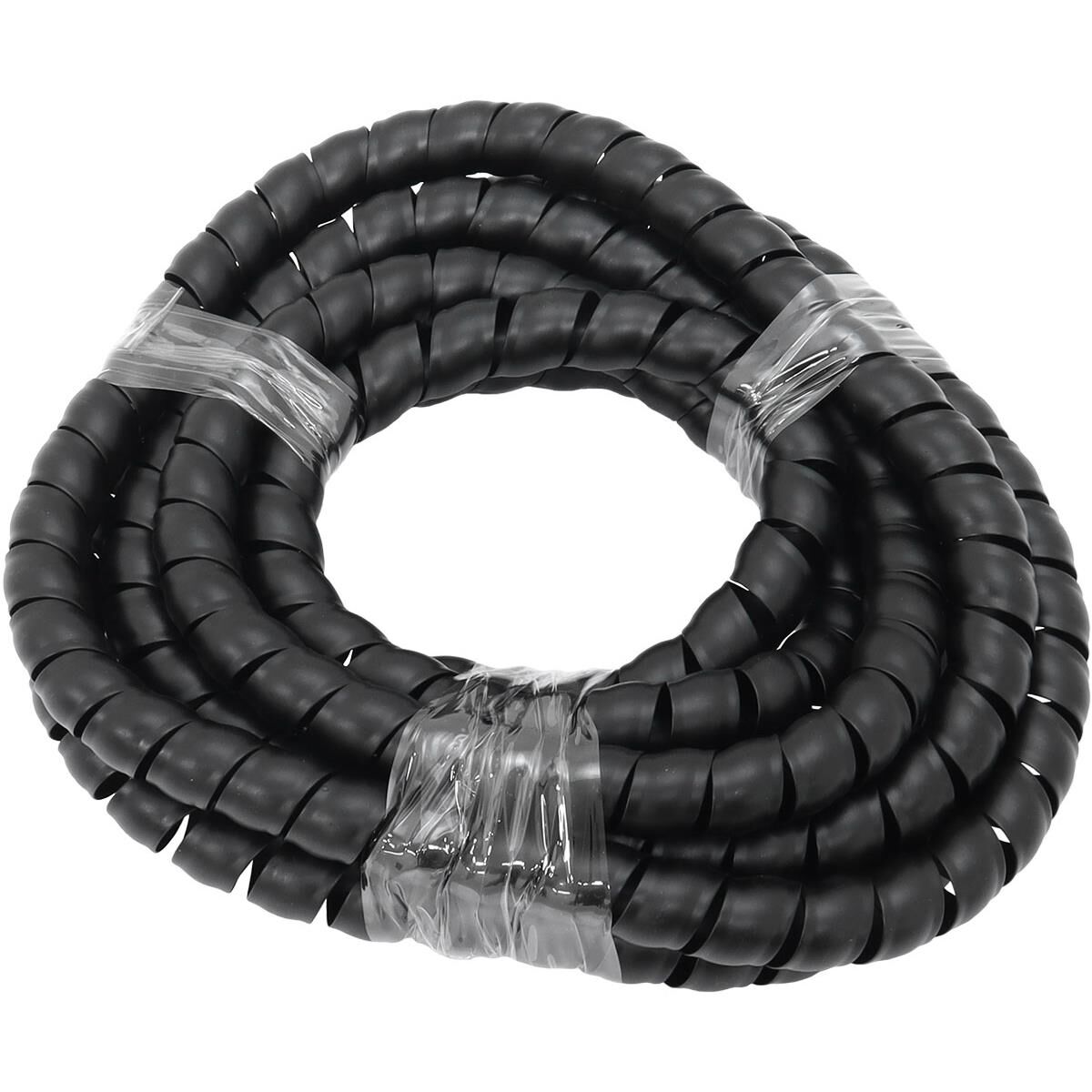 20.8MM I.D SPIRAL WRAP COVER BRAIDED HOSE WIRE 3.7 METERS BLACK AEROFLOW - AF 91-9858, , scaau_hi-res