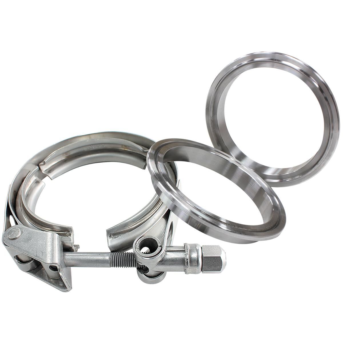 2.75" V BAND CLAMP KIT 2XWELD RINGS & 1 X STAINLESS CLAMP, , scaau_hi-res