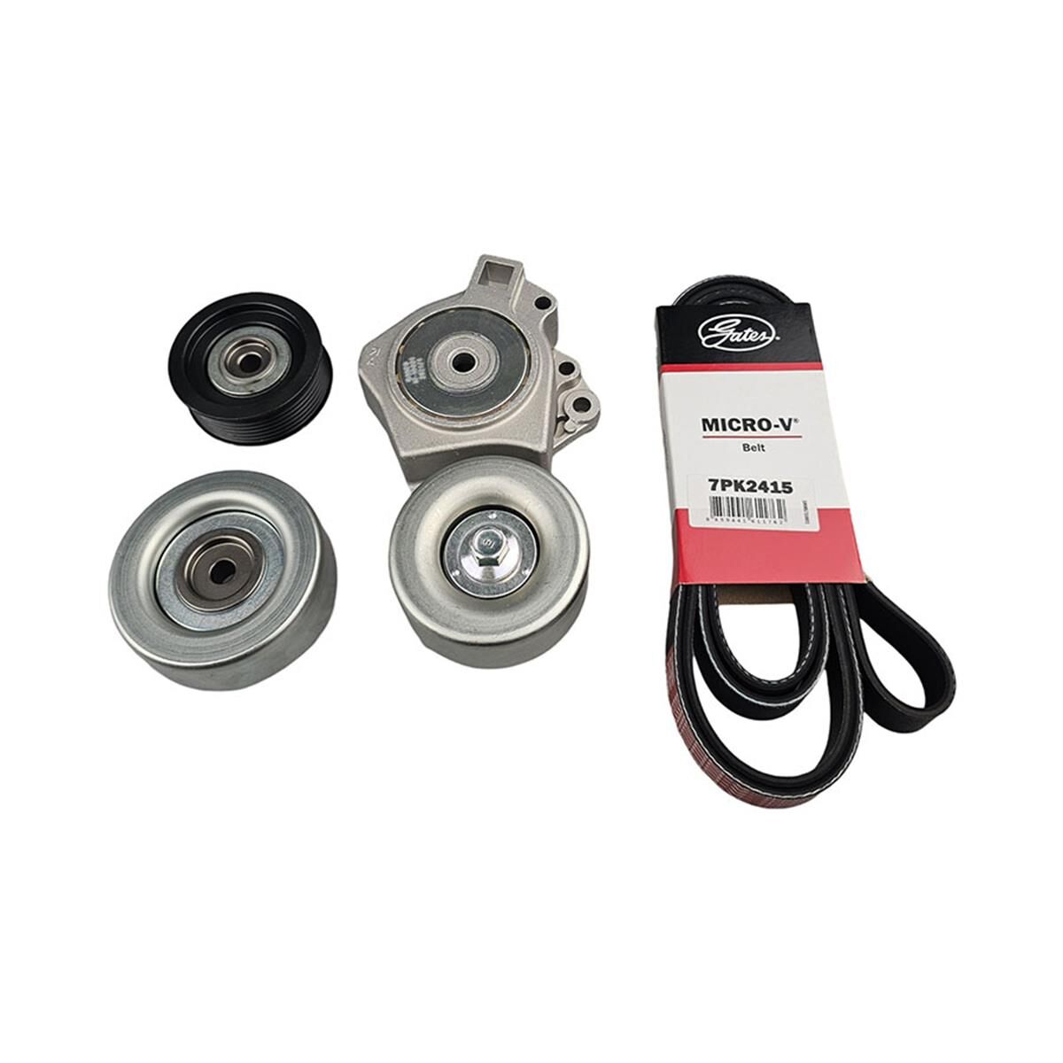 DRIVE BELT SET W/TENSIONER & ENGINE PULLEYS, , scaau_hi-res