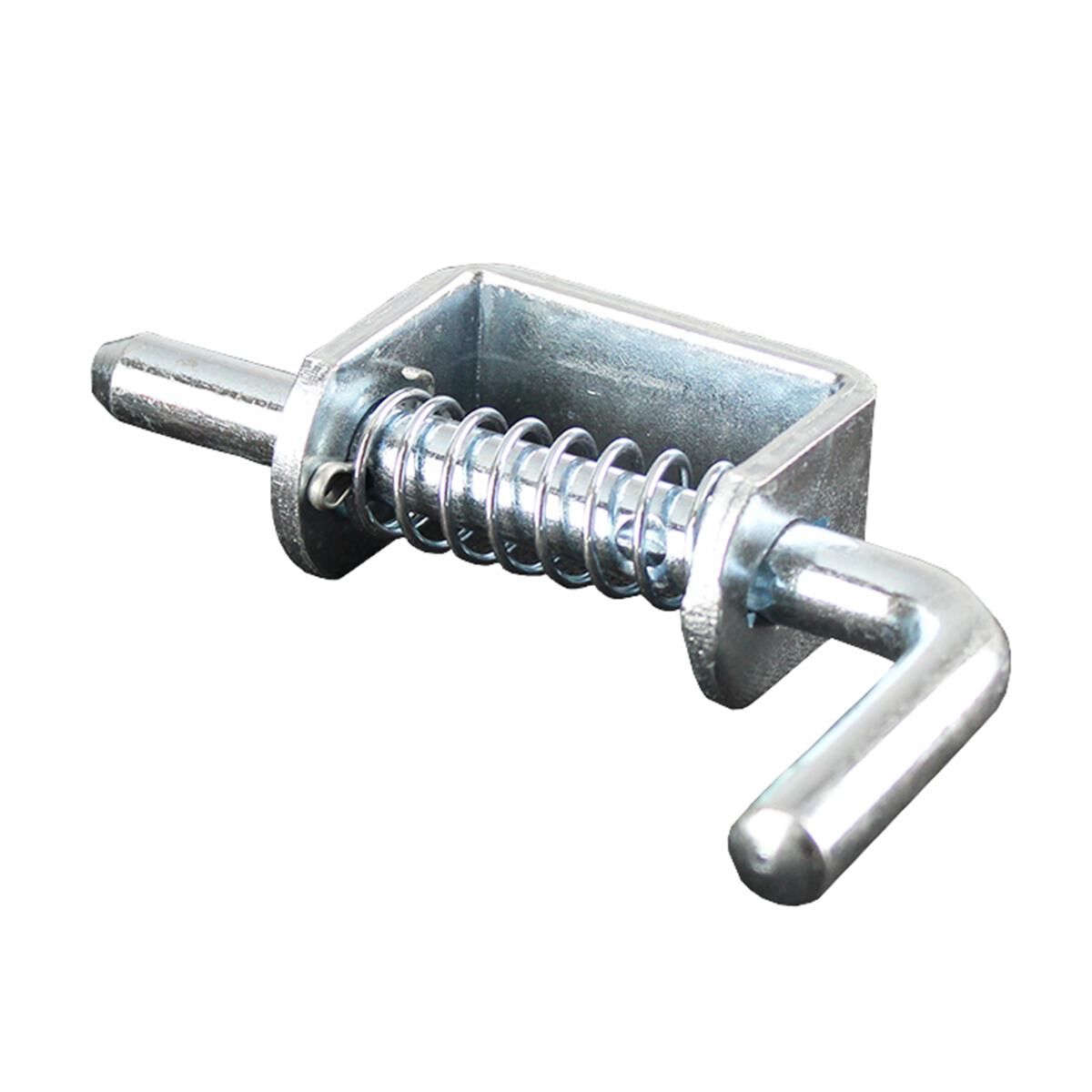 Sunrise Spring Loaded Catch with Hold Facility Zinc, , scaau_hi-res