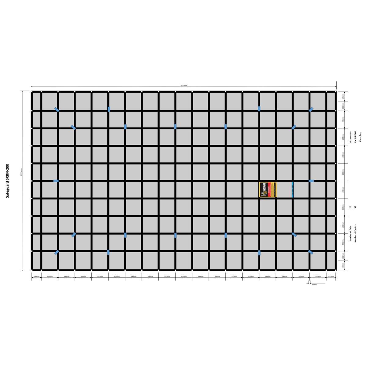 SAFEGUARD RESTRAINT NET - X-LARGE, , scaau_hi-res